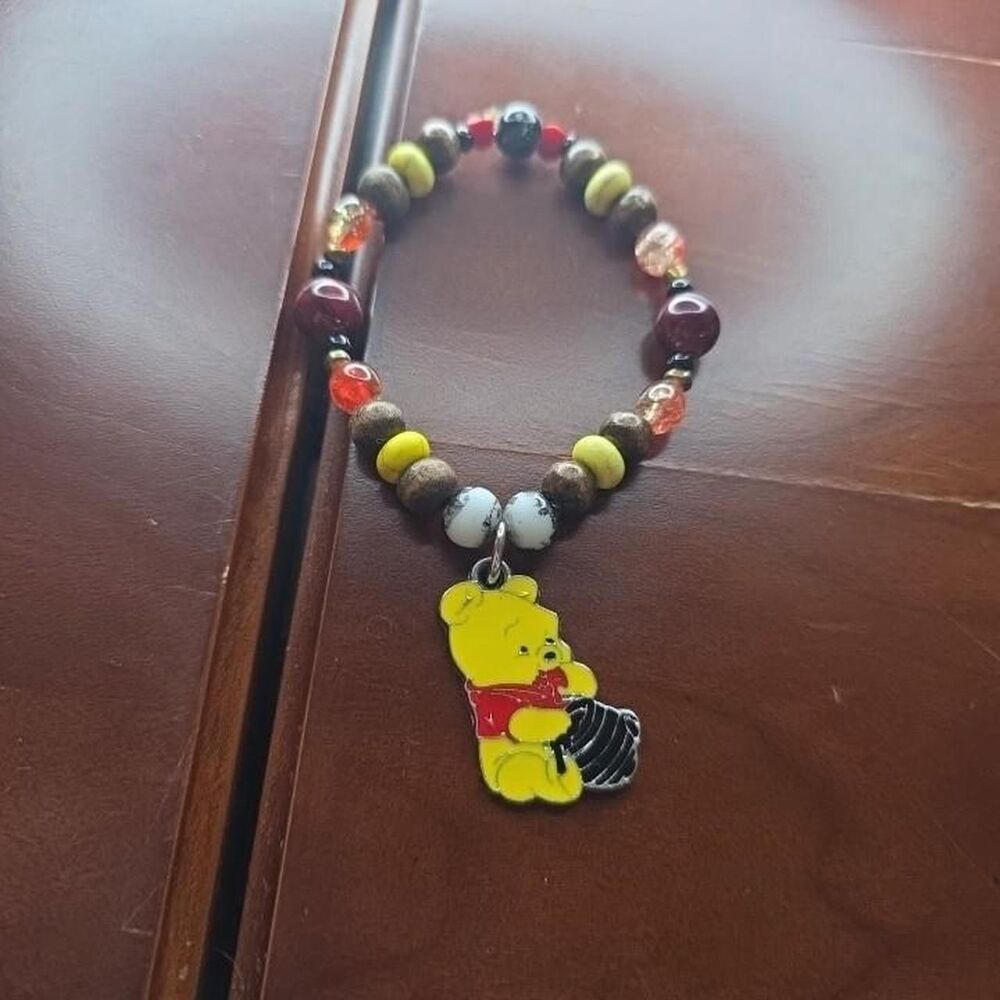 Disney Winnie the Pooh charm bead bracelet
